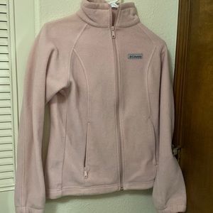 Pastel Pink Columbia Fleece Jacket